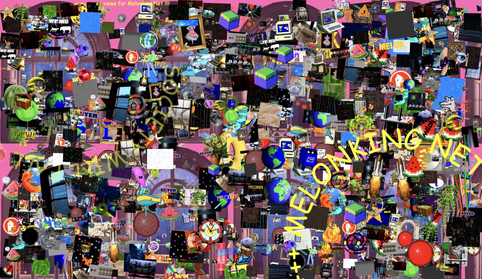 Screenshot of every image on the website rendering at once, 2025