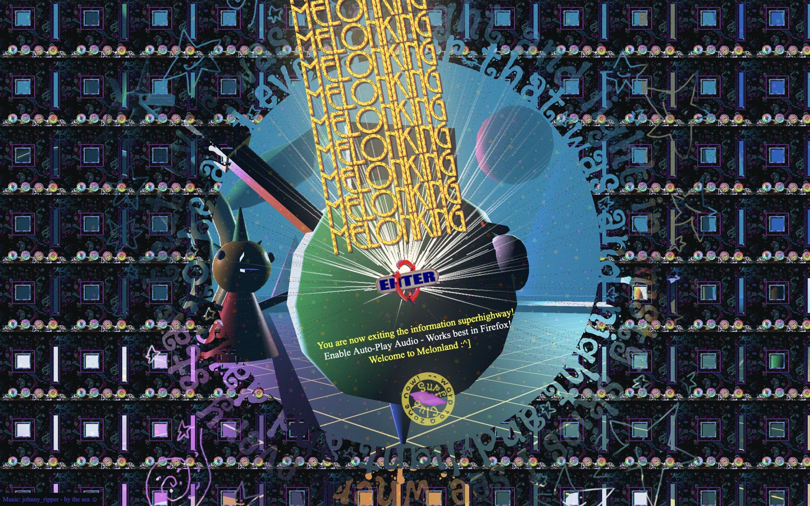 Screenshot of the landing page, 2025