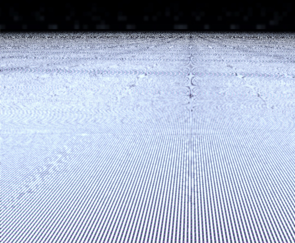 An expansive grid haze extending into infinity